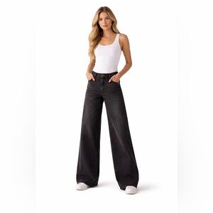 Levis premium xl super wide jeans black big E